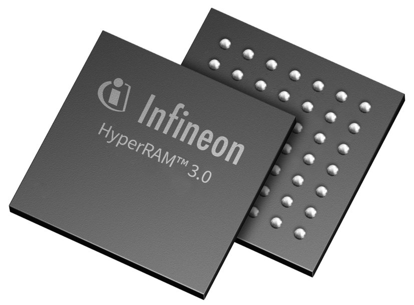 Der neue HYPERRAM™-Speicherchip von Infineon verdoppelt die Bandbreite für Hochleistungslösungen mit geringer Pin-Anzahl